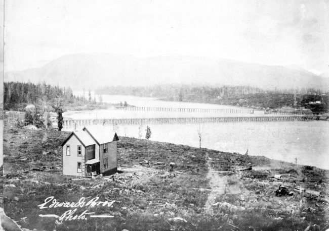 Fairview looking west across False Creek
